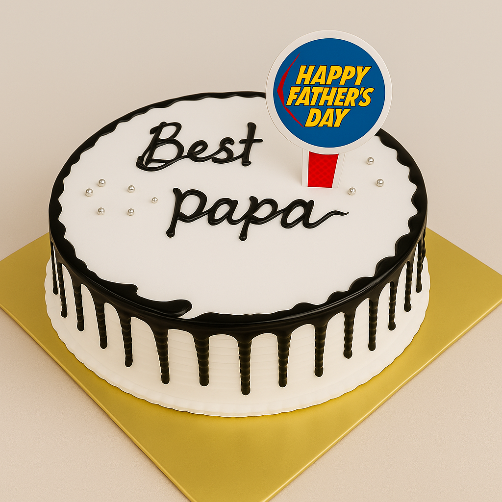 Black Forest Father's Day Cake